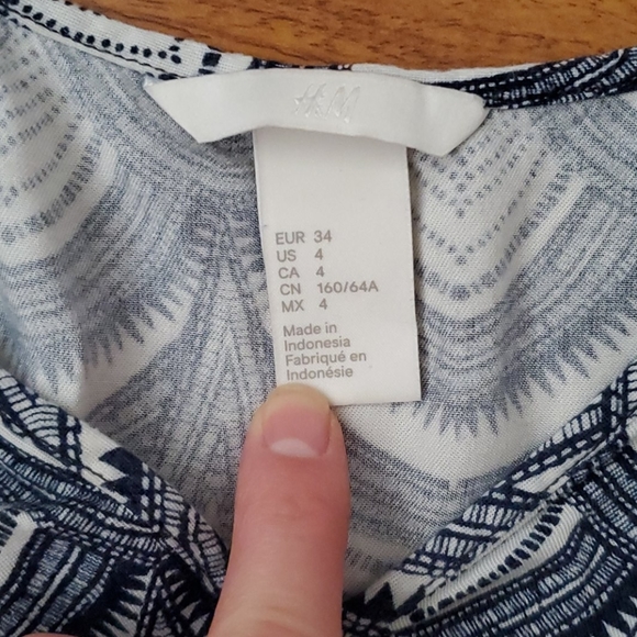 Blue & White Romper - Picture 2 of 2